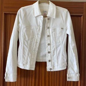 White denim jacket